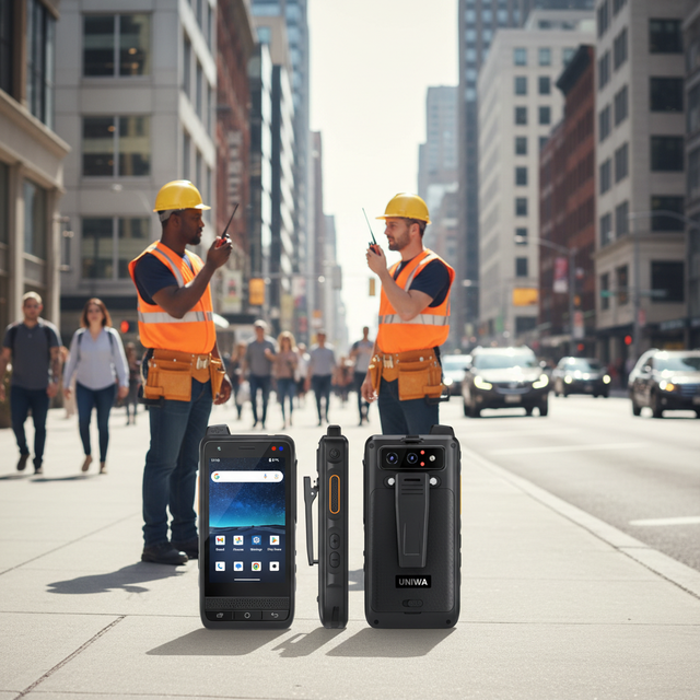 Two Way Radio Talkie-walkie Wireless Ham Radio Android 15 Rugged Phone Walkie-talkie Long Range