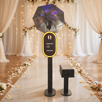 Support ovale pour iPad, DSLR, miroir photo, imprimante flash pour événements et mariages
