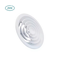Diffuseur d'air rond en alliage d'aluminium pour plafond HVAC - Économie d'énergie et flexible pour les hôpitaux et les gymnases