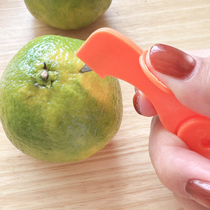 Nahe Folding Finger Peeler Orange Plastic Fruit Divider For Citrus Tools - Product Image 2