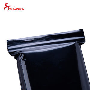 Ambalaj yüzme giysileri çorap ayakkabı gıda için iç çamaşırı fermuar ile özel siyah Zip kilit plastik torba - Product Image 3