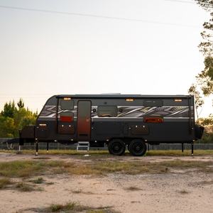 Remorque de camping-car imperméable <span class=keywords><strong>avec</strong></span> toit rigide, <span class=keywords><strong>douche</strong></span> intérieure et panneau solaire séparé pour la vie en van - Product Image 2