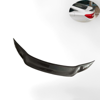 Pour Honda Accord 10ème génération (2018-2021) Style Type-R - Aileron arrière en fibre de carbone, garnitures d'ailes centrales et capots moteur (personnalisés)