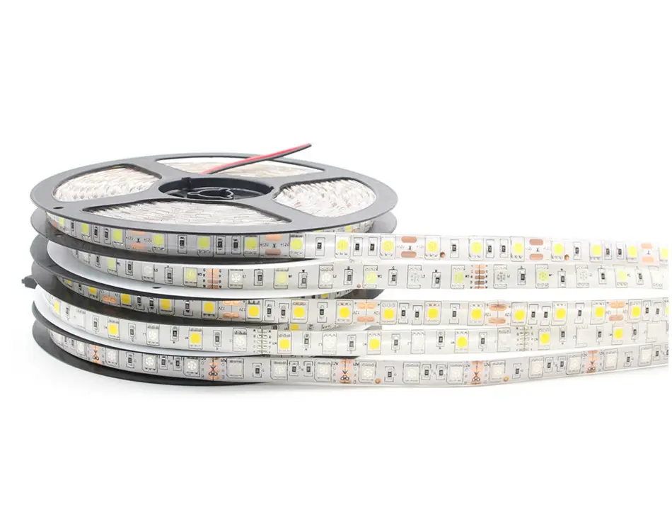 Tira de luces led flexible, el más barato, precio, cinta led resistente al agua, superventas, 5050