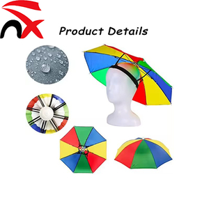 Sombrero con Logotipo Personalizado, Sombrero Paraguas Grande para Niños y Adultos, Sombrero Plegable para Exteriores con Revestimiento Plateado para Hombres y <span class=keywords><strong>Mujeres</strong></span> - Product Image 2