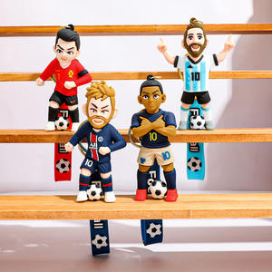 Porte-clés en PVC personnalisés de joueurs de football Chongjie : Cristiano Ronaldo, Lionel <span class=keywords><strong>Messi</strong></span>, <span class=keywords><strong>Neymar</strong></span> <span class=keywords><strong>Jr</strong></span>., Kylian Mbappé - Product Image 4