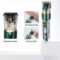 Tondeuses électriques pour animaux de compagnie avec personnalisation du logo, pour chiens et chats, coupe de poils professionnelle, étanches, pour le toilettage corporel