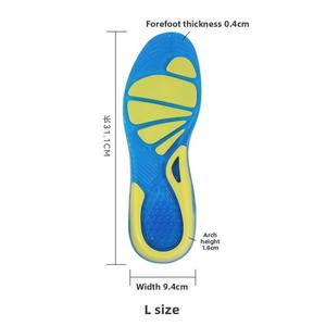 Sports InsolesUnisex Elastic Shock-Absorbing Sweat-Absorbing Soft Non-Slip Arch Support for Basketball Badminton - Product Image 2