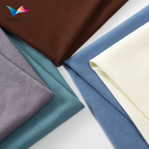 Tissu en tricot Interlock 230gsm 56% Acrylique 28% Modal 9% Viscose 7% Spandex Tissu pour vêtements <span class=keywords><strong>de</strong></span> détente - Product Image 6