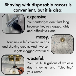 For Most <b>Head</b> <b>Razors</b> <b>Razor</b> Rinser Cleaner Save Water No Batteries Shaver Storage Rack Efficiently Plastic Shaving <b>Razor</b> Rinser - Product Image 2