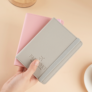 Çok Satan PU Deri Pasaport Cüzdanı Çok Fonksiyonlu Pasaportluk Kılıfı Seyahat RFID Engelleyici Kimlik Kartı Kutusu - Product Image 2