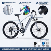 Vélo de montagne électrique à suspension intégrale 27,5 pouces, best-seller, homologué pour la route, batterie au lithium 48V, frein à disque, pour le tout-terrain