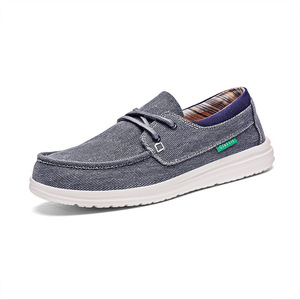 Baskets en toile rétro pour hommes, simples, à fermeture à lacets, résistantes à l'usure, légères, antidérapantes - Product Image 4