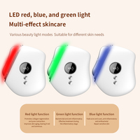 Masajeador Facial Gua Sha OEM con Compresa Cálida, Vibración, Pantalla Digital, Recargable, Equipo Portátil de Cuidado de Belleza