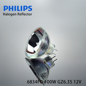 Ampoule halogène <span class=keywords><strong>Philips</strong></span> Reflector 6834FO <span class=keywords><strong>100W</strong></span> GZ6.35 12V pour microscopes, endoscopes, éclairage médical - Product Image 2