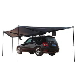 180 degree car side awning with side walls car traveling family camp car 270 awning tent