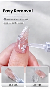 MyBeautyNails ฉลากส่วนตัวมืออาชีพลบเจลอย่างรวดเร็วอย่างง่ายดายลบเล็บเจลน้ํามันเมจิกปากกากดบนเล็บRemover - Product Image 6