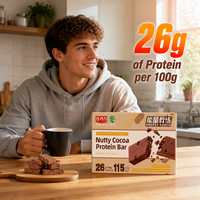 Vegan Meal Replacement Protein Bar Fabriek Groothandel Private Label Energie Snack voor Gezonde Voeding Ontbijt Dieetvoeding
