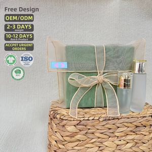 Luxury Handmade Eco-Friendly Lightweight Small Capacity Travel <b>Makeup</b> Organza Envelope <b>Bag</b> with <b>Drawstring</b> and Woven-Label - Product Image 4