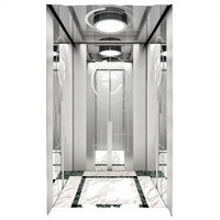 Ascensore Domestico Idraulico a Risparmio Energetico per Villa, Struttura in Acciaio Inox Verniciato a Polvere, Moderno per Appartamenti e Hotel