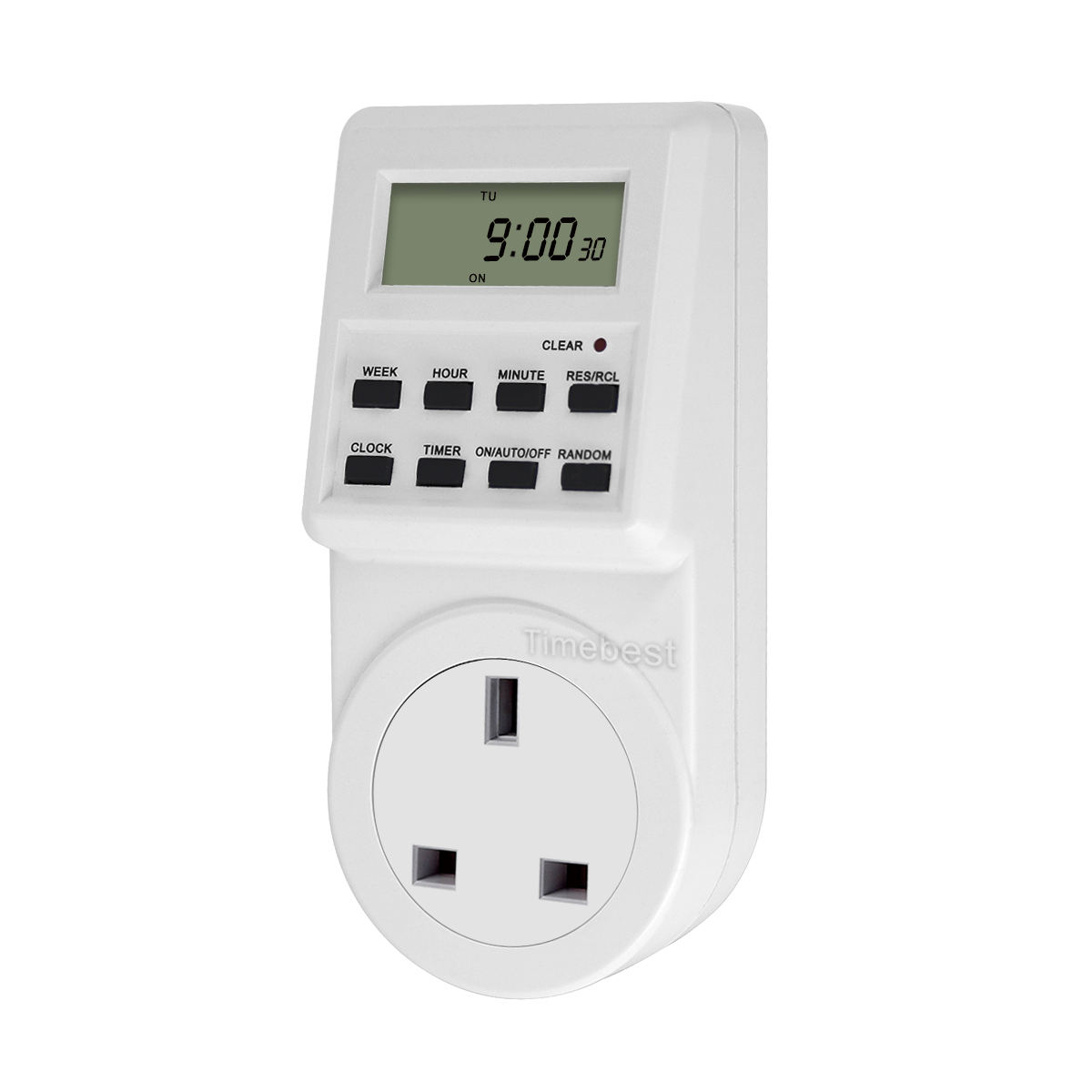 Indoor Grow Light Timer - Electric Digital Weekly Plug In, image size:1200x1200