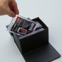 Carte rectangulaire de protection épaissie en plastique moderne personnalisée 35PT avec blocage RFID pour jeu de cartes Yu-Gi-Oh Star