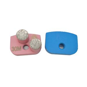 Diamantes de unión metálica rectangulares tipo diente de tiburón para hormigón, OEM de alta calidad, personalizables, compatibles con NewGrind/RHINO, eliminan resina/epoxi - Product Image 3