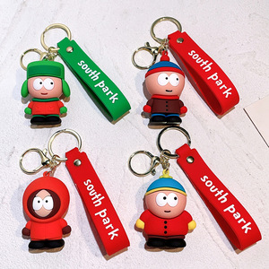 Porte-clés pendentif South Park, figurine de dessin animé populaire, accessoire pour sac et voiture, cadeau, vente en gros - Product Image 2