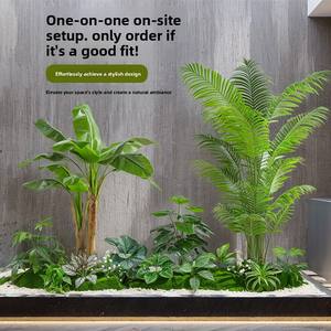 Plantes vertes artificielles <span class=keywords><strong>en</strong></span> <span class=keywords><strong>pot</strong></span>, articles décoratifs, aménagement intérieur, vitrines <span class=keywords><strong>de</strong></span> magasins, centres commerciaux, résistantes aux UV, haute qualité artificielle - Product Image 3