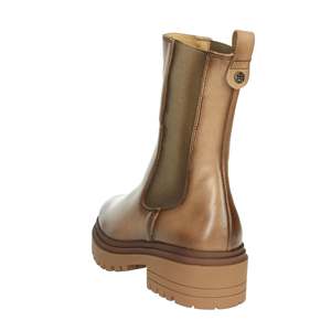 Botines de Mujer Color Taupe 4625 con Suela Gruesa Estilo Chelsea - Product Image 2