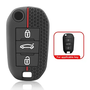 Custodia in silicone per chiave auto <span class=keywords><strong>Opel</strong></span> Corsa D E F Mokka 2024 <span class=keywords><strong>Grandland</strong></span> <span class=keywords><strong>X</strong></span> Cap Combo e Citroen C5 Aircross C4 Cactus C4x X7 - Product Image 4