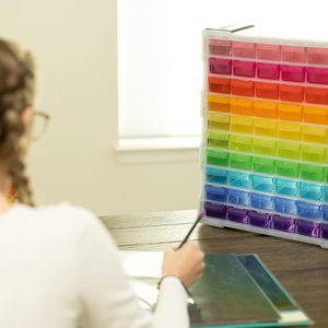 29748 60 ngăn kéo công cụ lưu trữ hộp lưu trữ phần cứng tổ chức các bộ phận nhựa tủ cho hàng thủ công phần cứng, các bộ phận nhỏ, đai ốc và bu lông - Product Image 3