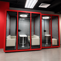 Cabine de réunion insonorisée pour bureau, pod acoustique écologique, cabine insonorisante pour coworking, pod pour réunion