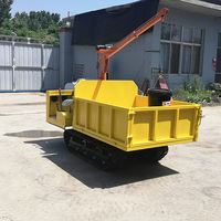 Mini-dumper sur chenilles diesel robuste et polyvalent pour charges lourdes 1500 kg
