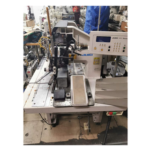 Máquina de coser con abridor de bolsillo automático Juki <span class=keywords><strong>APW</strong></span> 195 de segunda mano, adecuada para traje de costura, precio de fábrica, alta calidad - Product Image 1