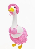 Ensemble de tenue de plage pour canard gonflable avec lunettes de soleil et bague de natation, motif pois, pour piscine d'été