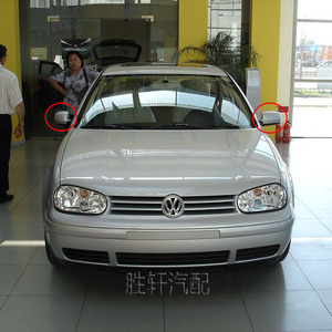 Carcasa de Espejo Retrovisor para Volkswagen Golf Mk4, Lado Izquierdo Más Grande, Lado Derecho Más Pequeño, Material ABS, Espejo Convexo Esférico - Product Image 5