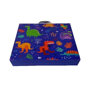 Childrens Toys <b>Organizer</b> Metal <b>Suitcase</b> Dinosaur Print Gift Box Rectangle 0-1l Capacity Wall Mounted Type - Product Image 5