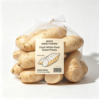 Étiquettes personnalisées OEM Haoxuan pour emballages de patates douces, autocollants imprimés imperméables pour l'affichage de marques de légumes frais