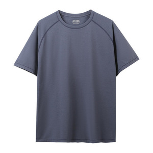 T-shirt personnalisé à manches courtes en polyester, séchage rapide, couleur unie, vêtements de loisirs pour événements d'équipe et uniformes - Product Image 3