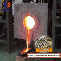 Four de fusion à induction électrique industriel JUDIAN 2026 pour fonderie, 100 kg à 3 tonnes, pour la fusion de l'acier, du fer et des métaux