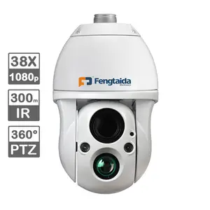 Tự Động Theo Dõi 2MP 200 Meter CCTV Chống Thấm Nước IP67 38X Zoom Quang IR Tốc Độ Cao Dome Camera