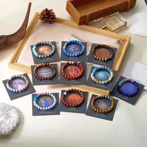 Pulsera de Cuentas de Ocho Planetas BA YUE de Shopee Factory Outlet Transfronterizo, Unisex, con Diseño de Mariposa y Piel de Camarón, de Moda para Aniversario - Product Image 2