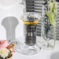 Diffuseur de parfum d'ambiance de luxe pour hôtel, désodorisant d'air sans flamme, ensemble diffuseur à bâtonnets d'huiles essentielles en forme de sablier pour la maison