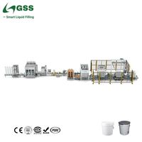Machine de remplissage de peinture en seau semi-automatique personnalisée GSS