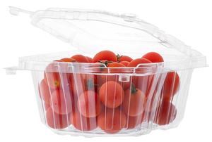 FA36 Contenedor de frutas de plástico para llevar Diseño con bisagras a prueba de manipulaciones Reciclable para uso alimentario - Product Image 6