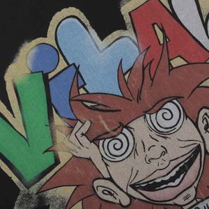 OEM Y2k Vintage peso pesado de alta calidad desgastado camisetas Streetwear serigrafía personalizada Boxy recortada camiseta para hombres - Product Image 4