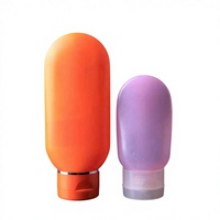 Bouteilles en HDPE pour shampoing/lotion - Modèle heypack LD001 avec bouchon à clapet