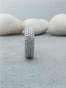 Bague de fiançailles et de mariage tendance pour femme, plaquée or 14 carats, avec diamant de laboratoire, cadeau d'anniversaire - Product Image 4