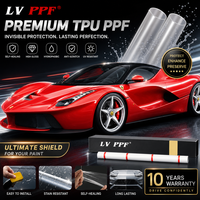 Film de protection de peinture (PPF) TPU aliphatique auto-réparant de qualité supérieure, anti-rayures, anti-UV, 8,5 mil, pour carrosserie automobile